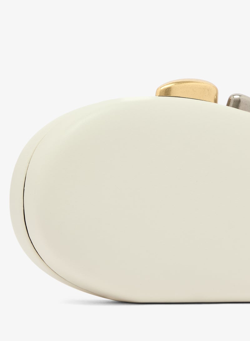 Ella Limited Edition Asymmetrical Statement Clutch With Gold Accent - Image 3